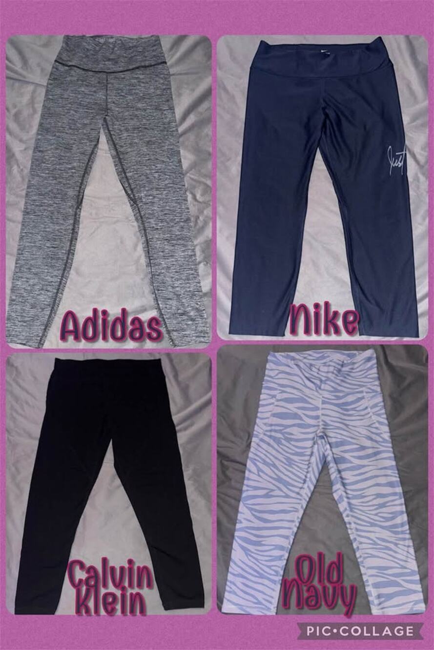 Adidas, Nike, Calvin Klein, and Old Navy Leggings Bundle (Large)